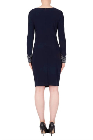 Joseph Ribkoff - Long Sleeve Embellished Cuff Dress