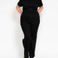 Judy Blue - High Waist Tummy Control Jumpsuit Straight Leg Jeans - Plus