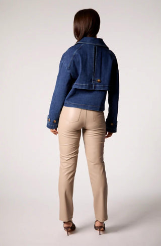 Blue Revival - Lana Crop Trench Jacket