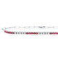 Diana M Jewels - 0.70 Cts Diamond And Rubies Tennis Bracelet