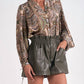 Elan - Bubble Sleeve Blouse