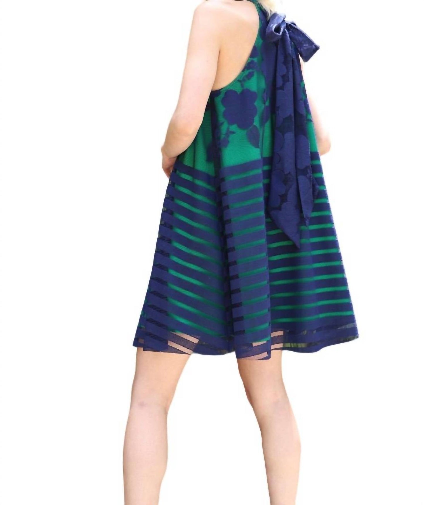 Eva Franco - Halter Swing Mini Dress