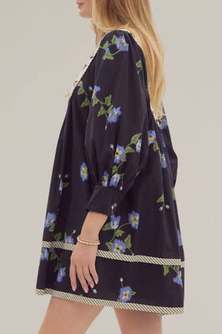 Entro - Mixed Floral Print Dress