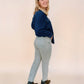 Fdj - Olivia Mid Rise Straight Jeans