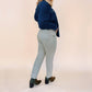 Fdj - Olivia Mid Rise Straight Jeans