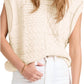 &Merci - Mixed Cable Knit Sweater Vest