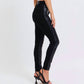 Judy Blue - High Waist Faux Leather & Denim Skinny Jean