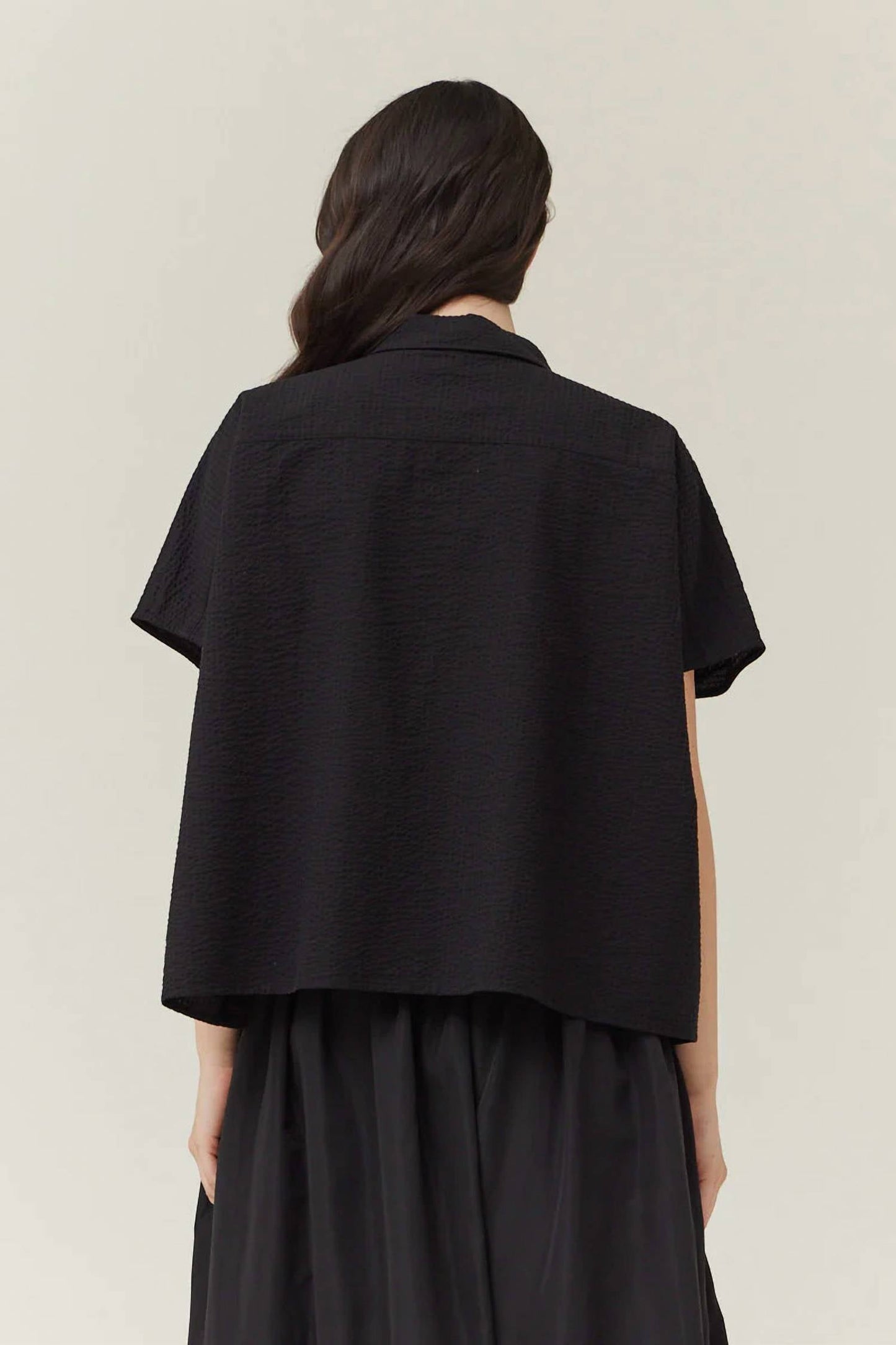 Grade & Gather - Seersucker Box Shirt