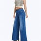 Bayeas - Women's Utility Patch Pocket Wide Leg Jean