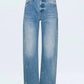 Pistola - Lexi Mid Rise Bowed Straight Jean
