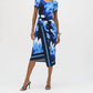 Joseph Ribkoff - Tropical Print Asymmetrical Dress