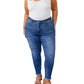 Judy Blue - High Rise Control Top Side Slit Skinny Jeans