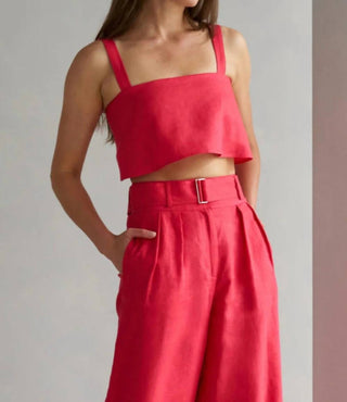 Hevron - Caitlyn Sleeveless Crop Top