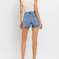 Vervet By Flying Monkey - High Rise Side Slit A Line Shorts