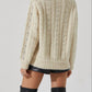 Astr - Nesmarie Lace Embellished Cardigan