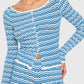 Amanda Uprichard - Breezy Long Sleeve Striped Cardigan