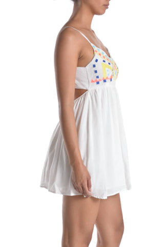 A.Peach - Embroidered Coverup Dress