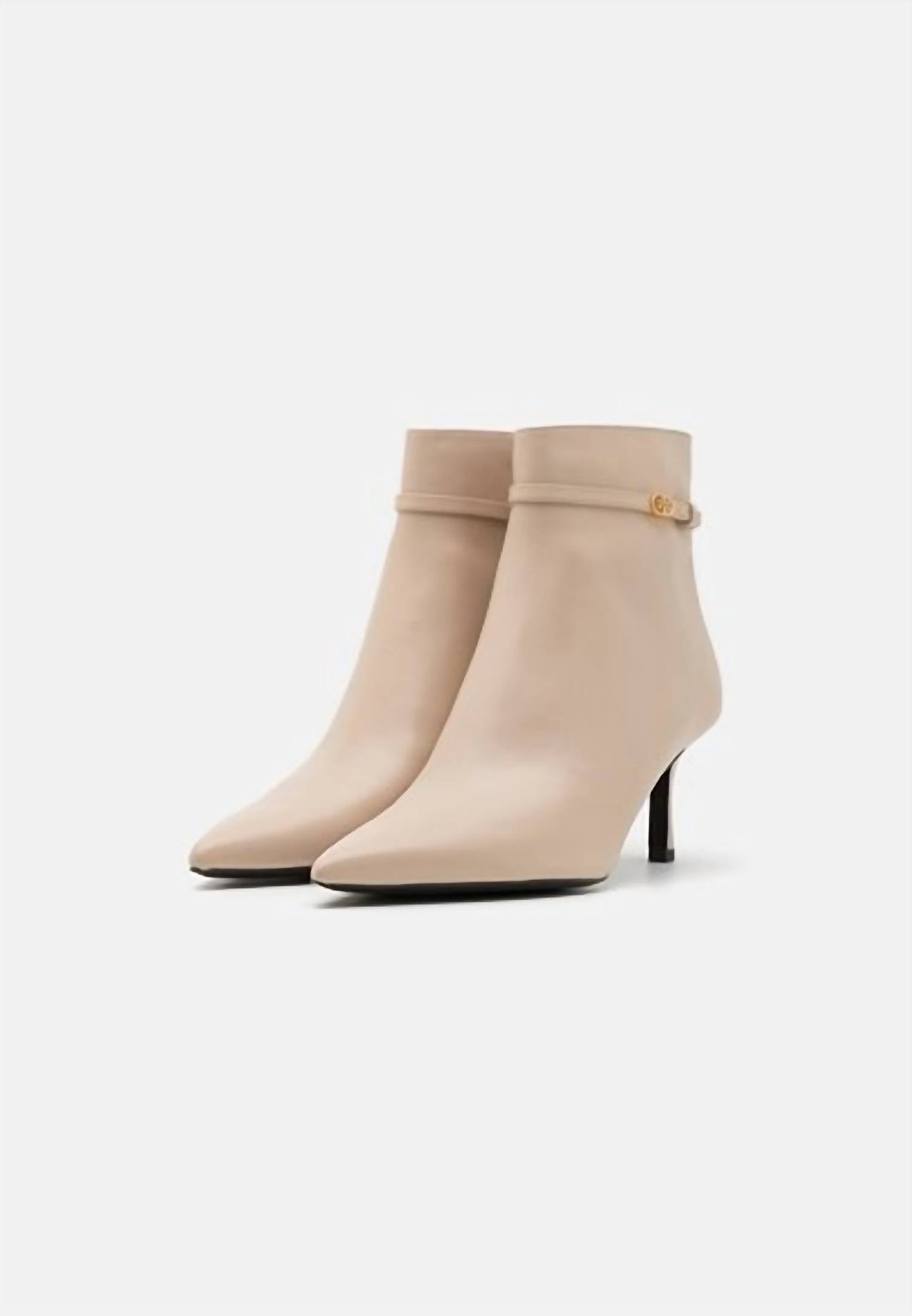 Tory Burch - Women's Double T Buckle Pointed Ankle Boot
