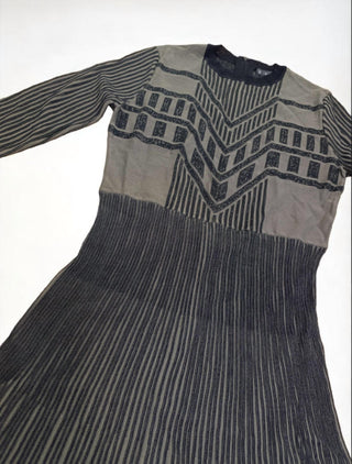 Elio - Textured Knit Midi Dress