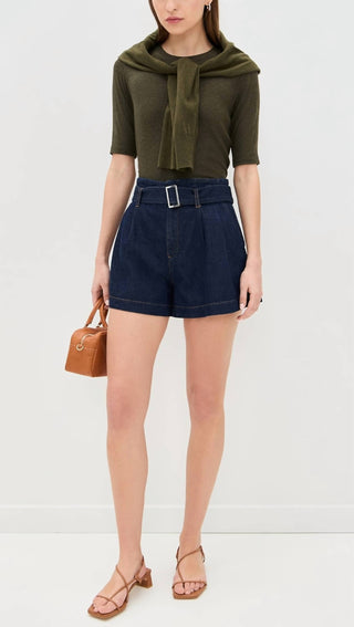 Frame - High Wasited Paperbag Short
