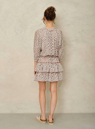 M.A.B.E. - Devi Print Long Sleeve Dress