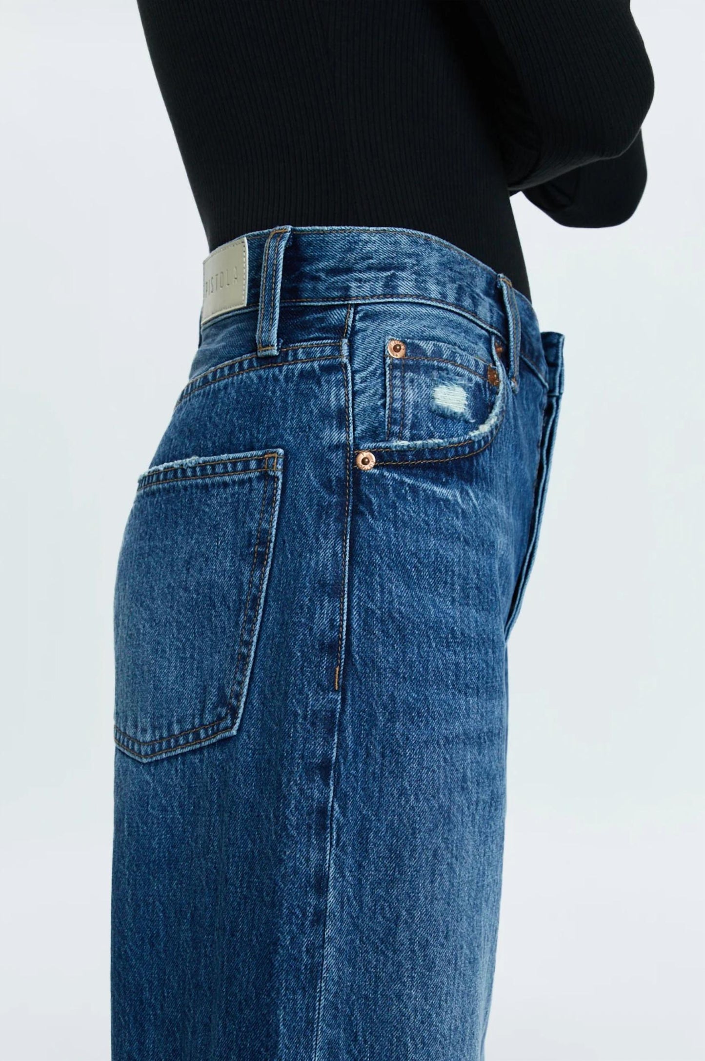 Pistola - Ryder High Rise Cuffed Jeans
