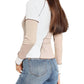 Double Take - Color Block Exposed Seam Top