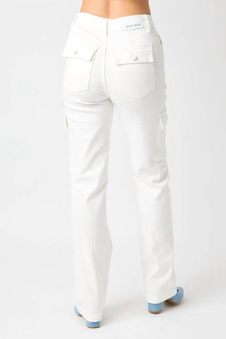 Judy Blue - High Waist Cargo Straight Leg Jean