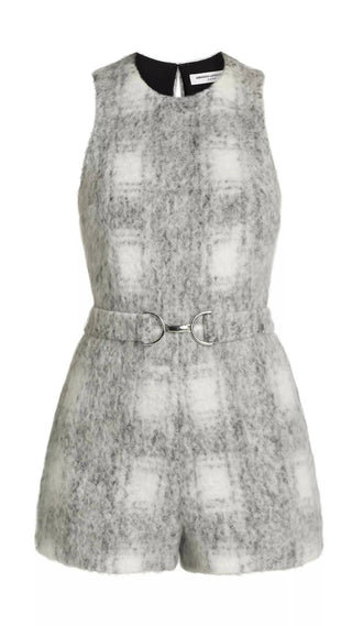 Amanda Uprichard - Hazel Wool Belted Romper