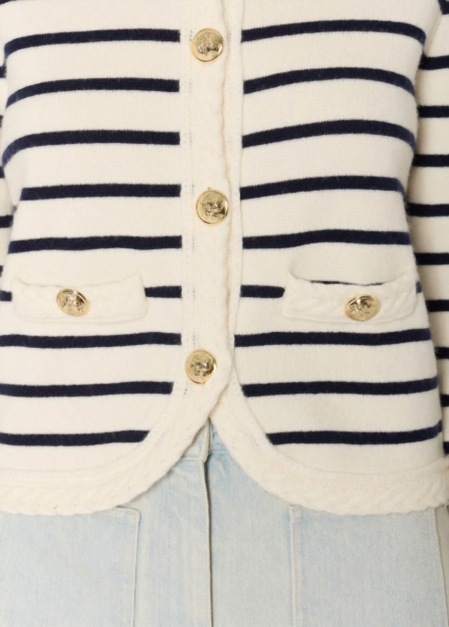 Berenice - Rayures A Poches Cardigan