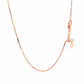 14k Rose Gold Adjustable Box Chain 0.85mm