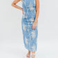 Arose Studio - Embroidered Halter Maxi Dress
