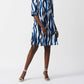 Joseph Ribkoff - Abstract Poplin Trapeze Dress