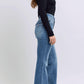 judy-blue-double-button-front-flare-jeans