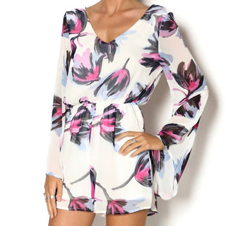 Pink Owl - Tulip Long Sleeve Romper