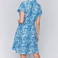 Charlie B - Linen Blend Short Sleeve Button-front Dress