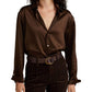 Polo Ralph Lauren - Relaxed Fit Silk Charmeuse Blouse