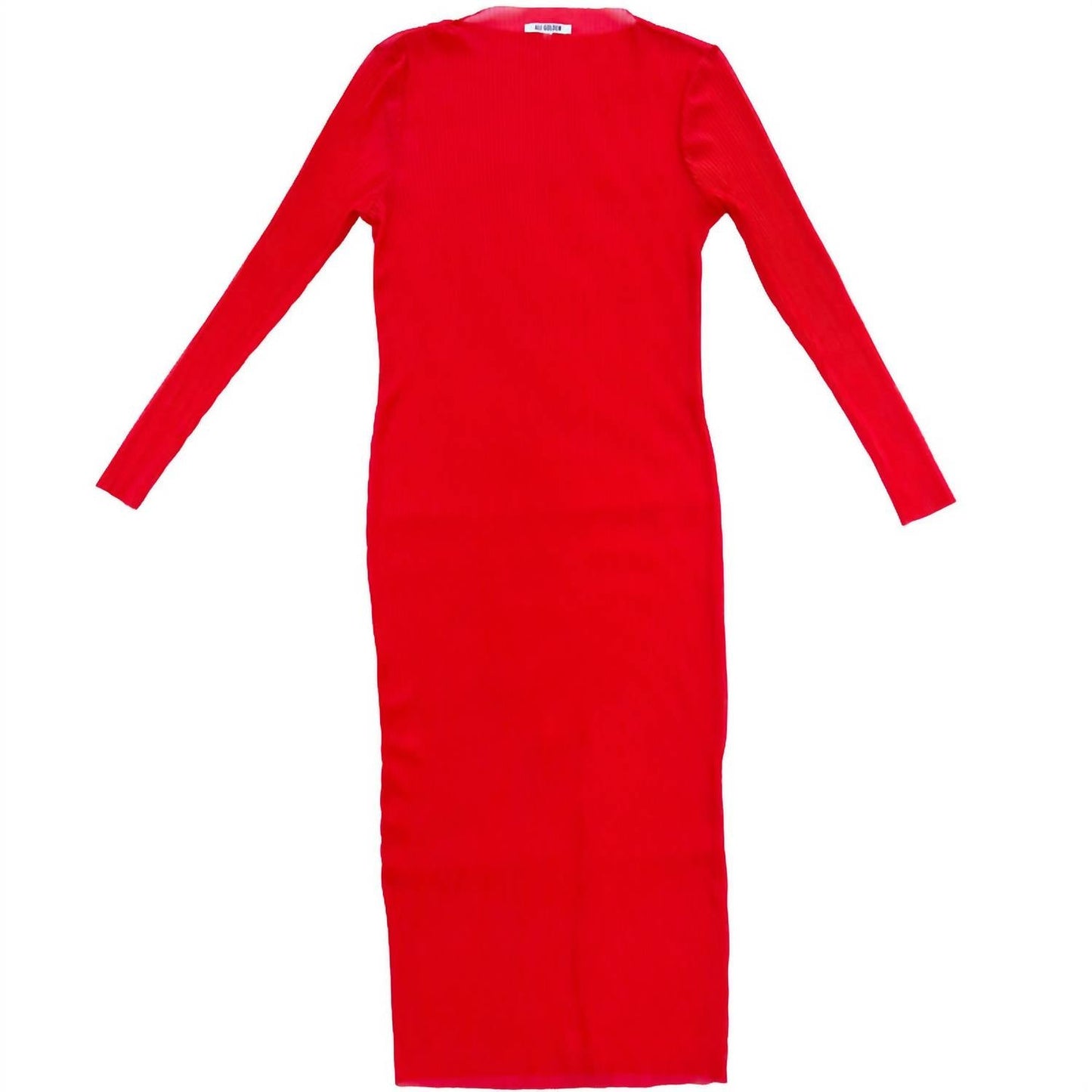 Ali Golden - Pleated Mesh Dress