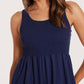 Mododoc - Smocked Tank Midi Dress