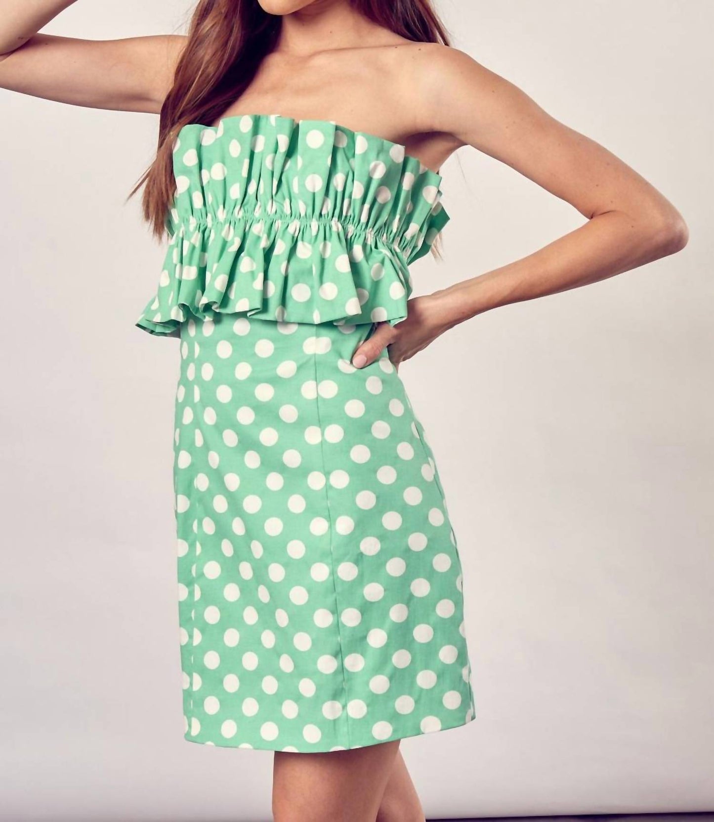 Do+Be - Ruffle Polka Dot Dress