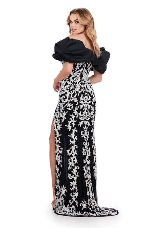 Ashleylauren - Off Shoulder Prom Dress