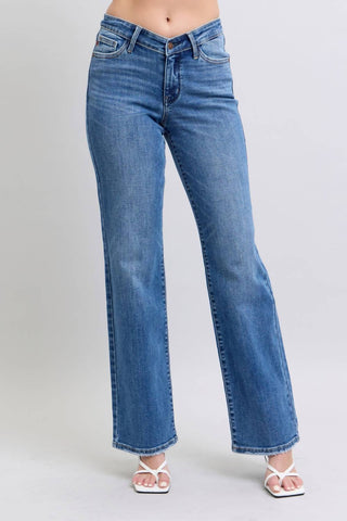 Judy Blue - High Waist V-front Straight Fit Jeans