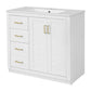 Bathroom Vanity With Sink Combo, Storage Cabinet, Freestanding Set With 3 Drawers & Soft Closing Doors