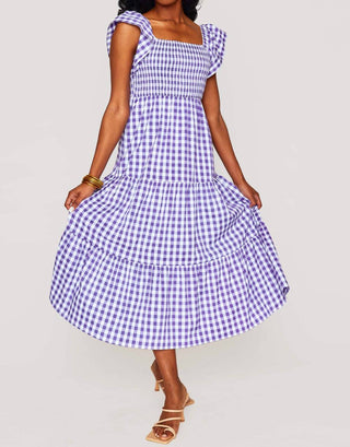 Buddylove - Brynn Ruffle Shoulder Midi Dress