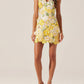 Astr - AISHA FLORAL APPLIQUE MINI DRESS