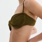 Nelblu - Ondas Crinkle Bandeau Bikini Top