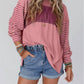 Lovesoft - Clashing Stripe Bishop Sleeve Top