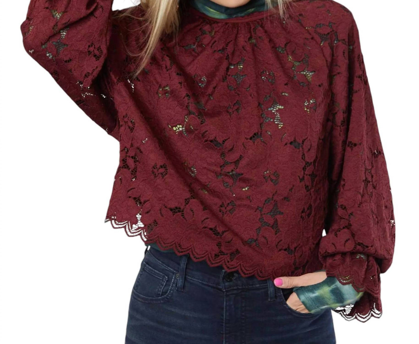 Free People - Olivia Lace Top