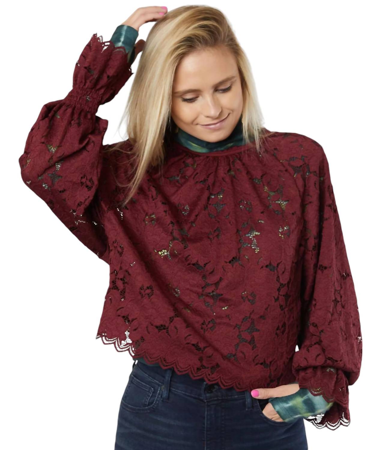 Free People - Olivia Lace Top