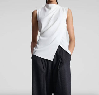 A.L.C. - Amira Ruched Sleeveless Top